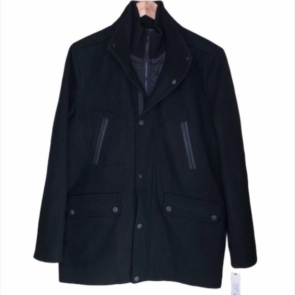 New Kenneth Cole Men's Wool-Blend Coat - Picture 1 of 11